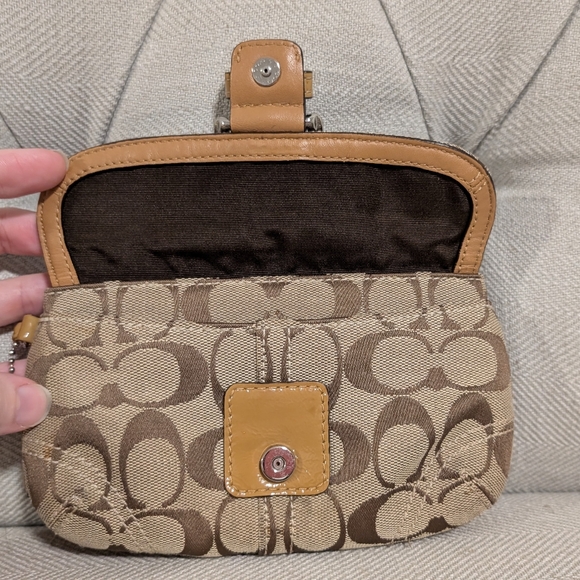 Coach Buckle Wristlet - Picture 3 of 6